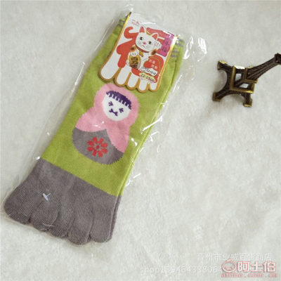 五指襪女全棉春夏季可愛(ài)卡通中厚短筒防臭吸汗分趾襪廠家批發(fā)——晉州市業(yè)威百貨商店產(chǎn)品介紹